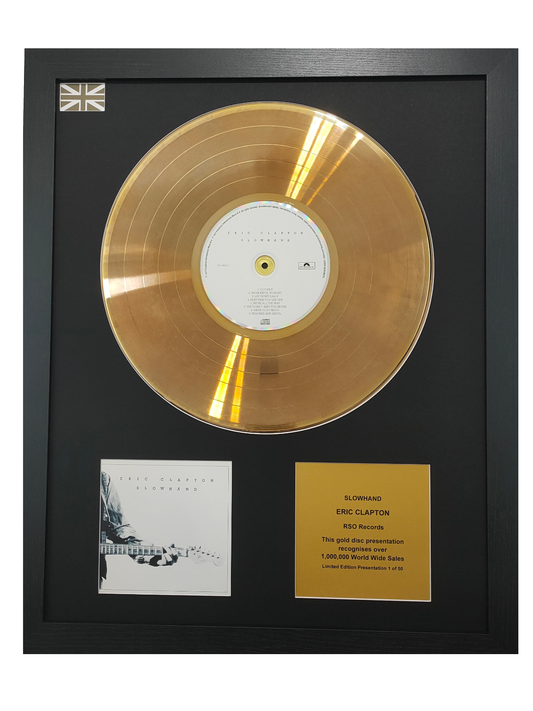 ERIC CLAPTON - Slowhand | Gold Record & CD Presentation