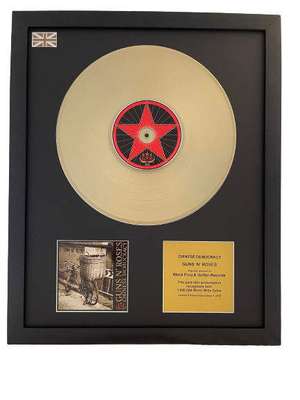 GUNS N’ ROSES - Chinese Democracy | Gold Record & CD Presentation