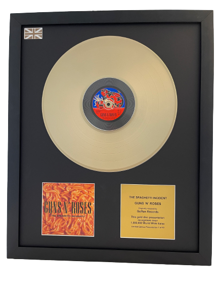 GUNS N’ ROSES - The Spaghetti Incident | Gold Record & CD Presentation