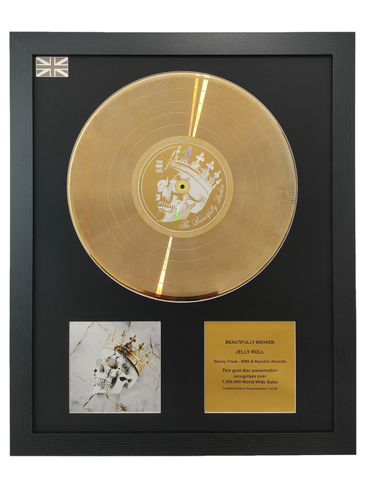 JELLY ROLL - Beautifully Broken | Gold Record & CD Presentation