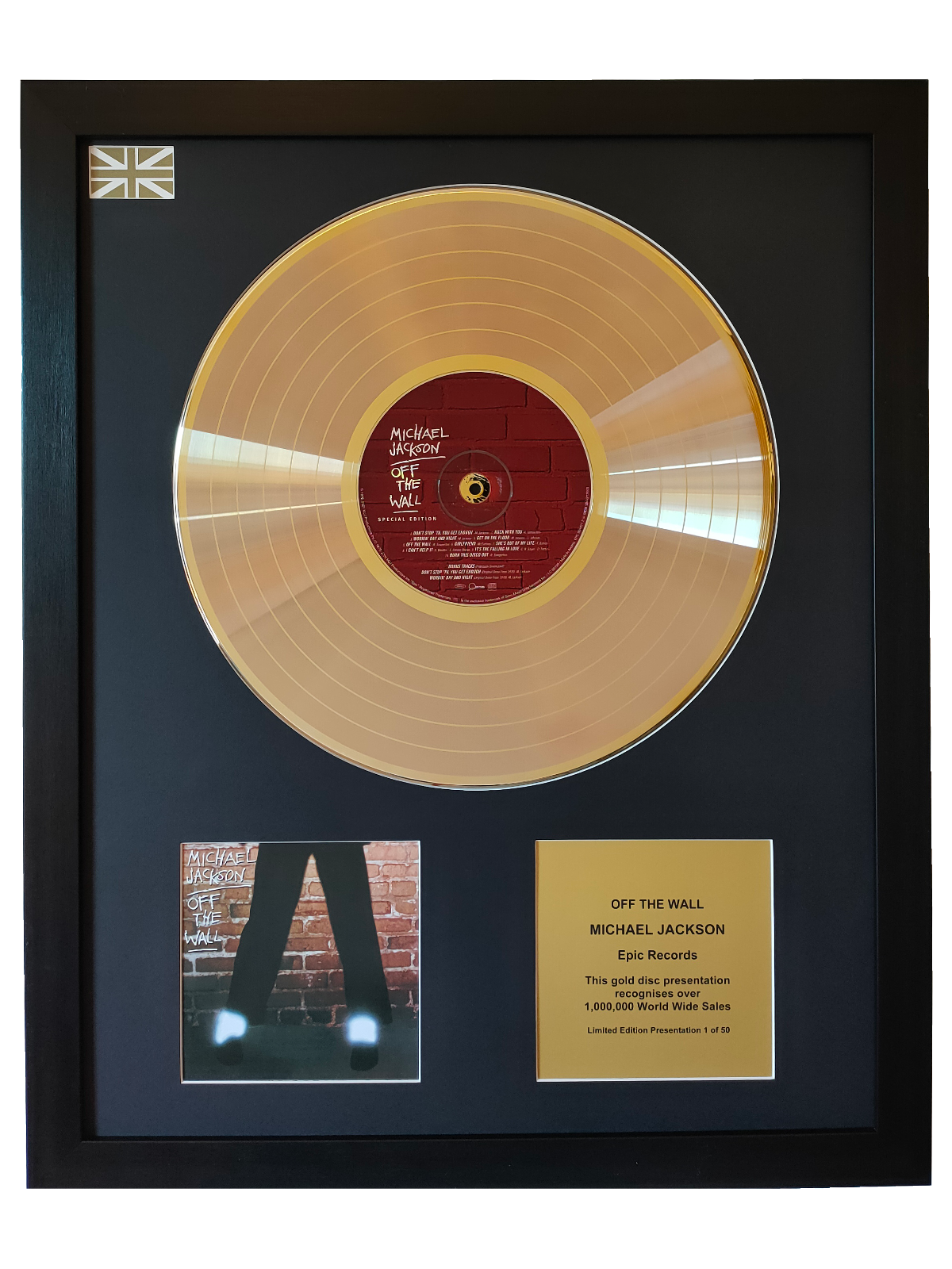 MICHAEL JACKSON - Off The Wall | Gold Record & CD Presentation