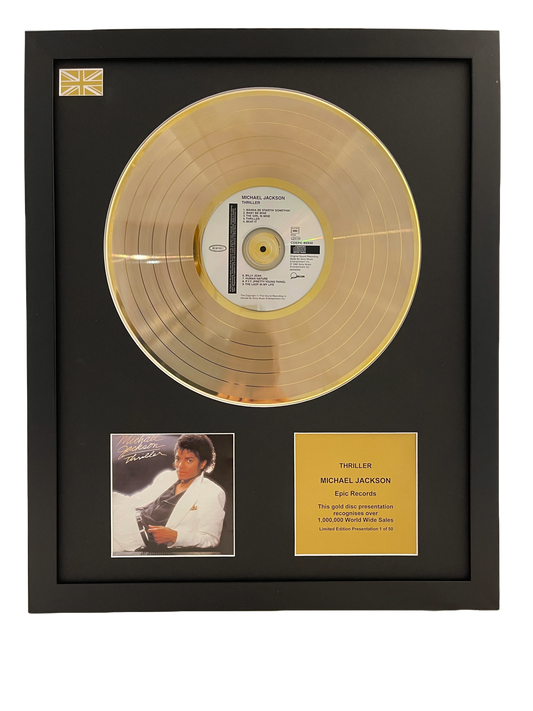 MICHAEL JACKSON - Thriller | Gold Record & CD Presentation