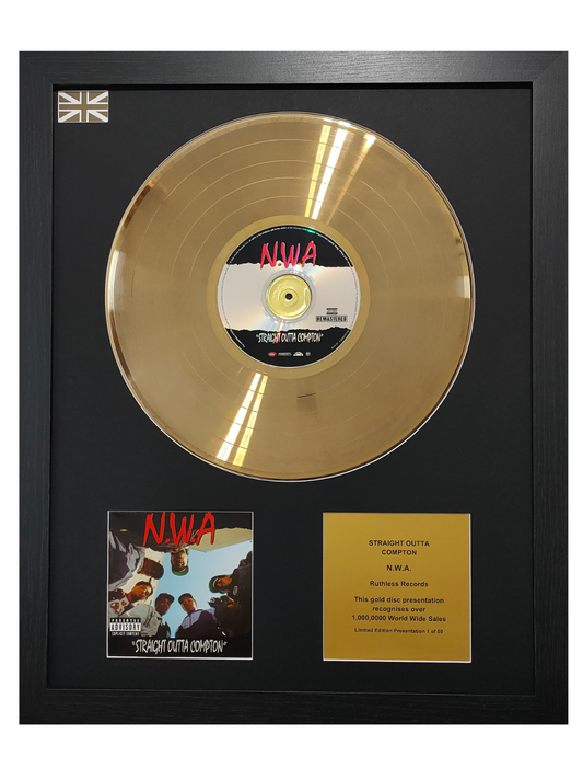 NWA - Straight Outta Compton | Gold Record & CD Presentation