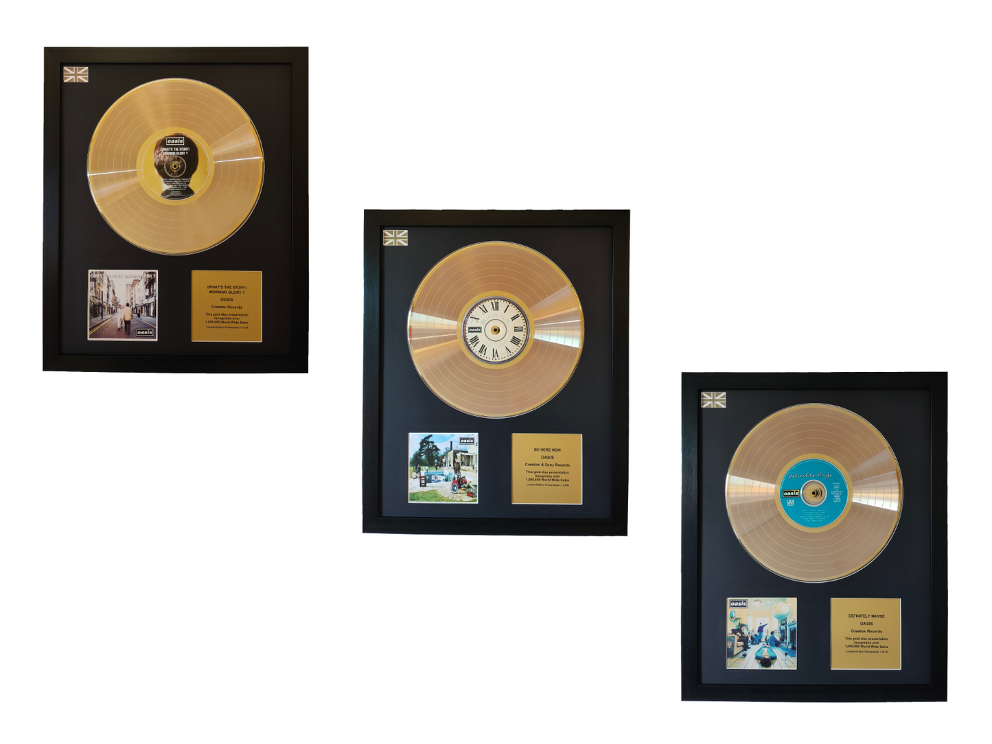 The OASIS Bundle | Gold Record & CD Presentations