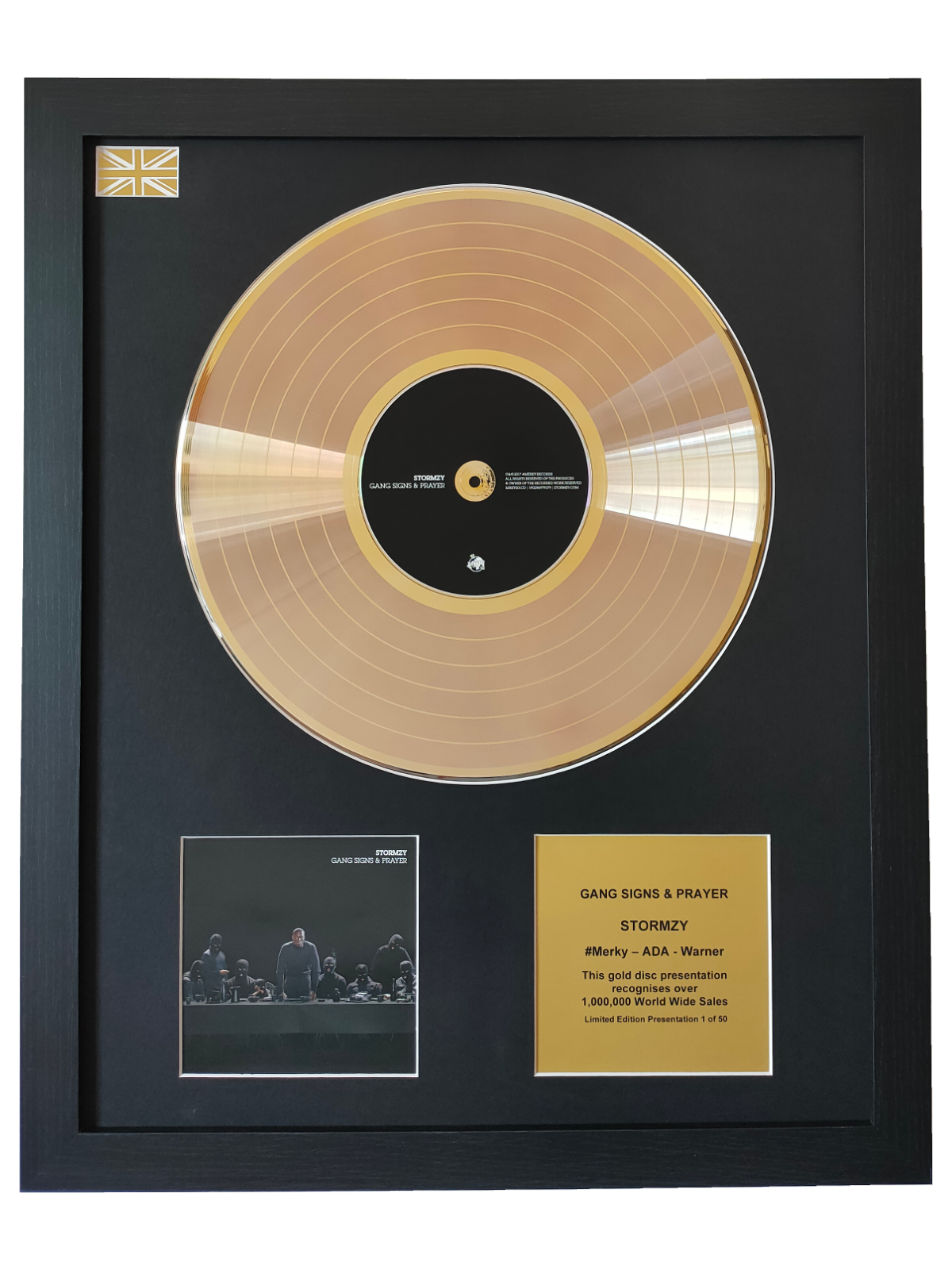 STORMZY - Gang Signs & Prayer | Gold Record & CD Presentation