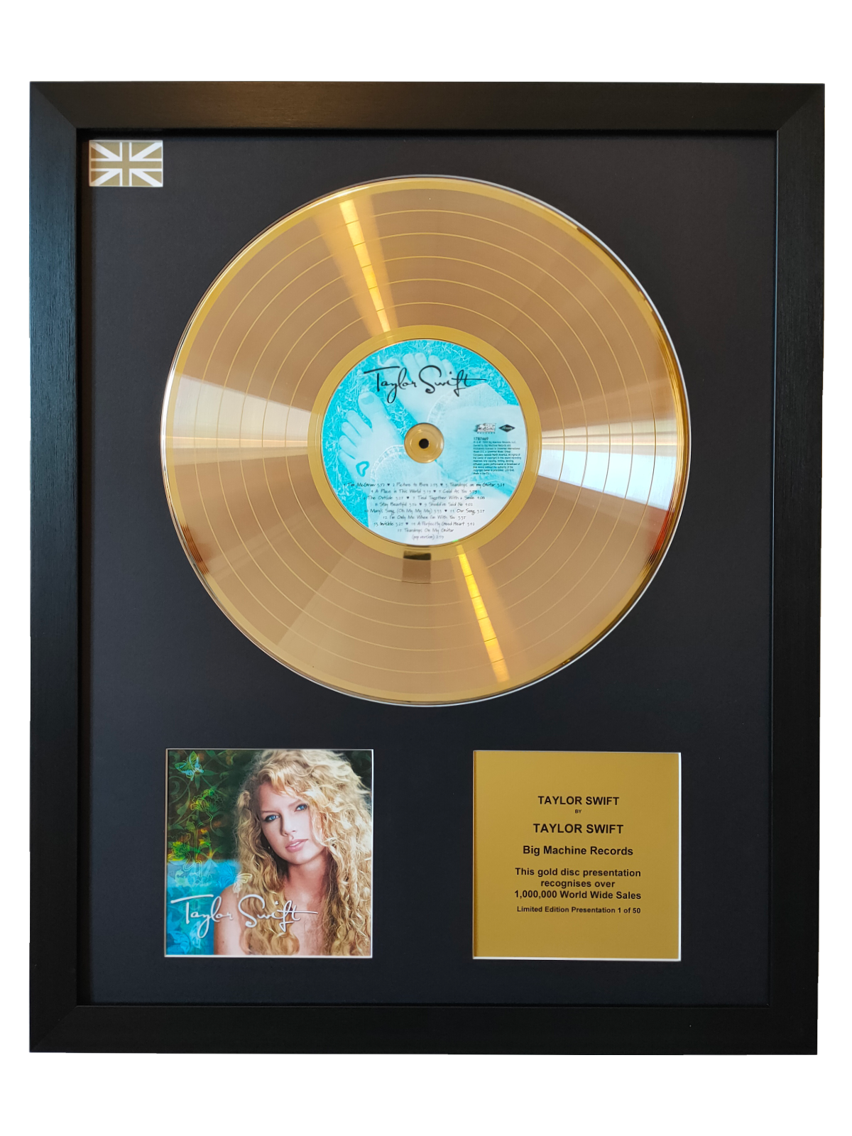 TAYLOR SWIFT - Taylor Swift | Gold Record & CD Presentation