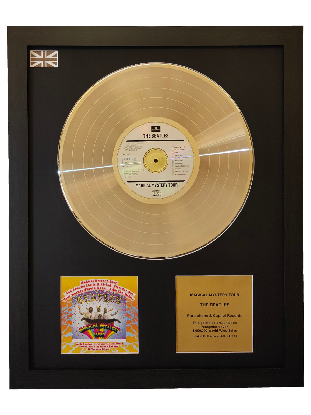 THE BEATLES - Magical Mystery Tour  | Gold Record & CD Presentation