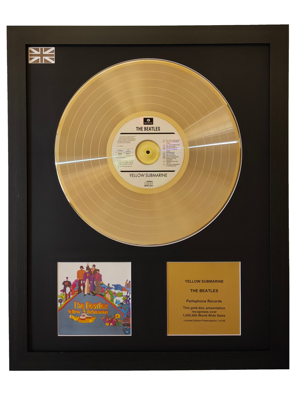 THE BEATLES - Yellow Submarine | Gold Record & CD Presentation