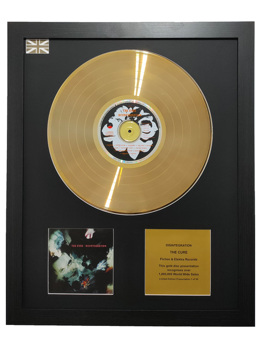 THE CURE - Disintegration | Gold Record & CD Presentation