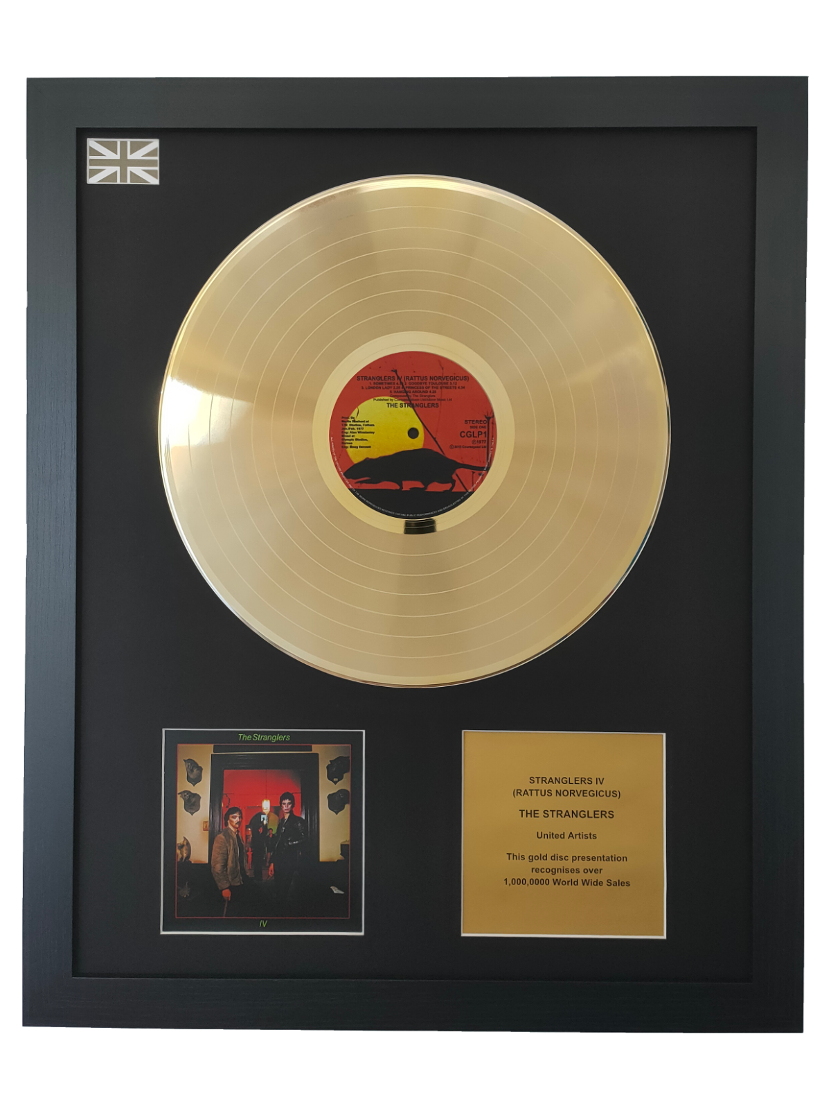 The Stranglers - Stranglers IV (Rattus Norvegicus) Special Edition Gold Record Presentation