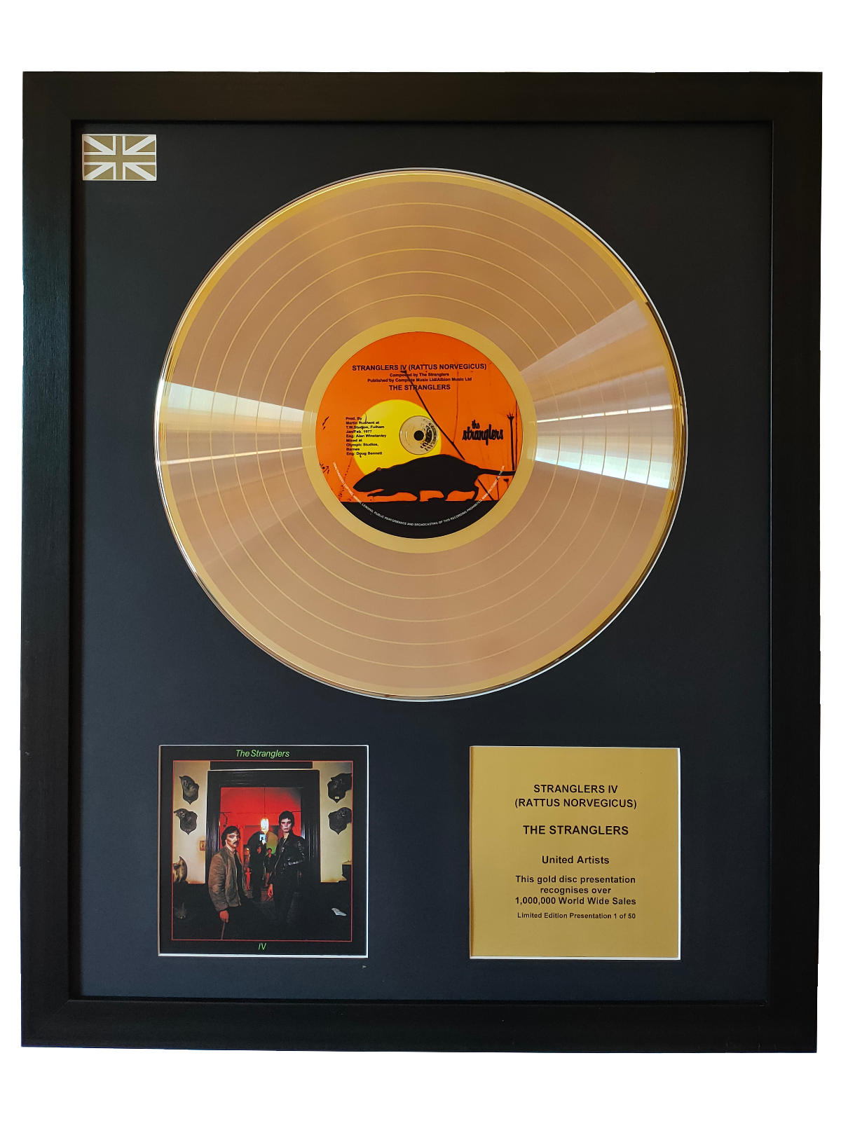 The Stranglers - Stranglers IV (Rattus Norvegicus) | Gold Record & CD Presentation