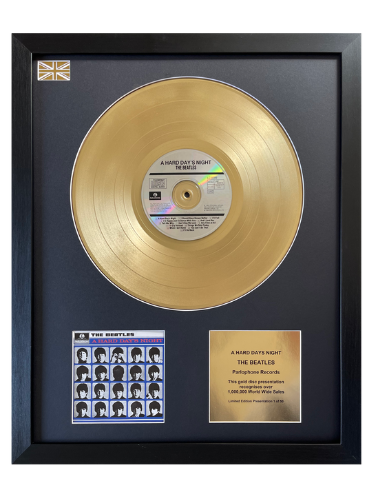 THE BEATLES - A Hard Day's Night | Gold Record & CD Presentation