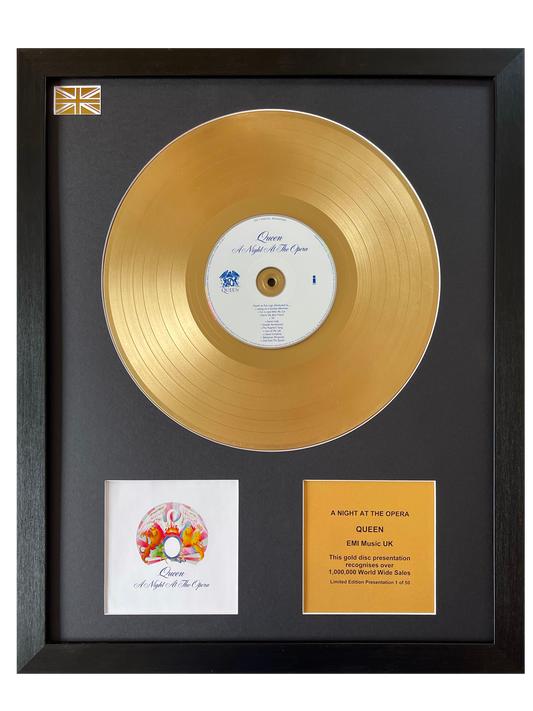 QUEEN - A Night At The Opera | Gold Record & CD Presentation