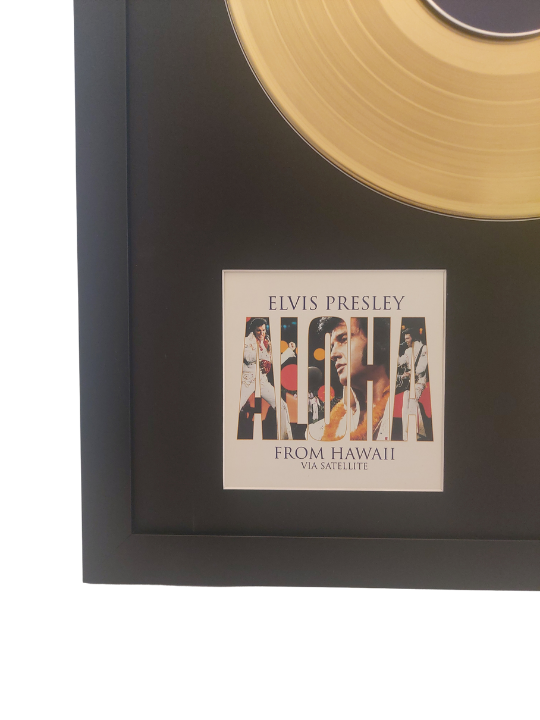 ELVIS PRESLEY - Aloha From Hawaii | Gold Record & CD Presentation