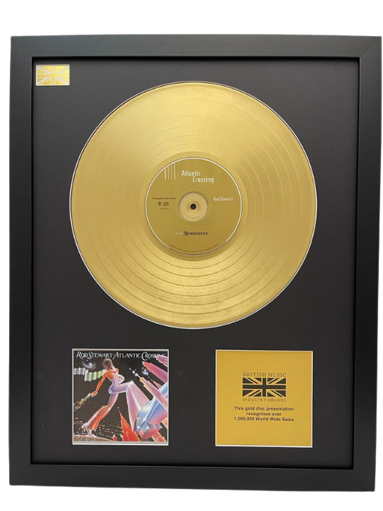 ROD STEWART - Atlantic Crossing | Gold Record & CD Presentation