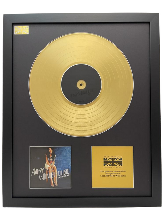 AMY WINEHOUSE - Back to Black | Gold Record & CD Presentation