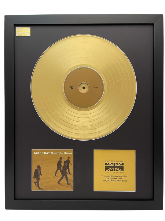 TAKE THAT - Beautiful World | Gold Record & CD Presentation