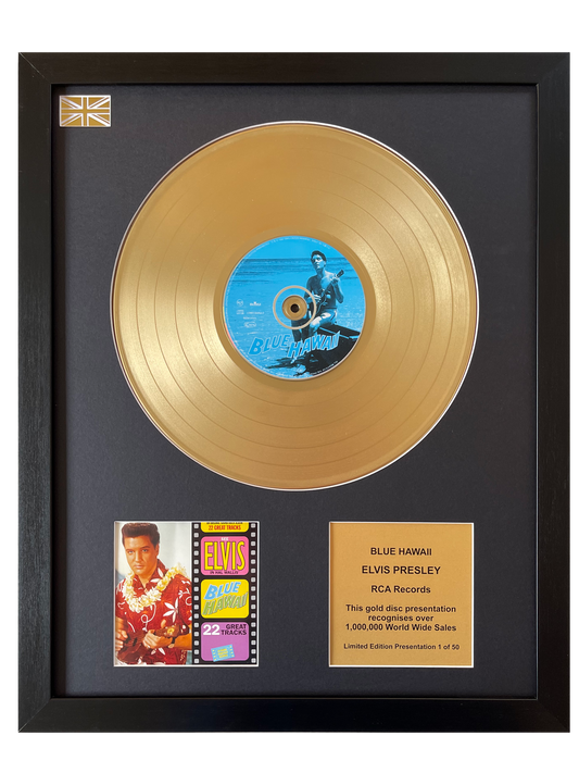 ELVIS PRESLEY - Blue Hawaii | Gold Record & CD Presentation