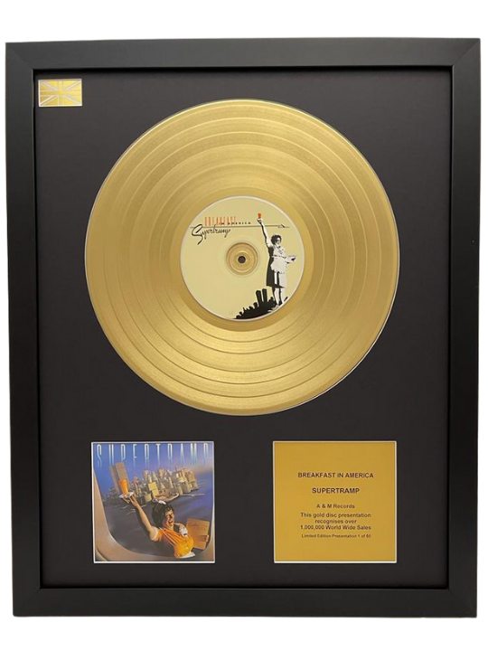 SUPERTRAMP - Breakfast in America | Gold Record & CD Presentation