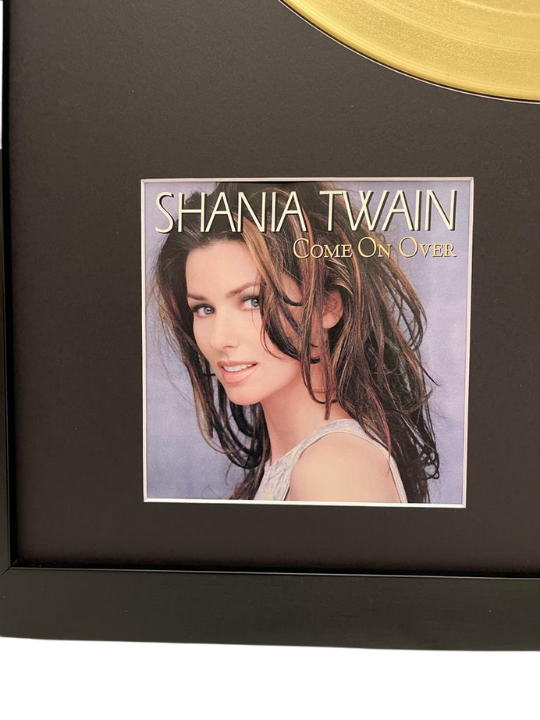 SHANIA TWAIN - Come On Over | Gold Record & CD Presentation