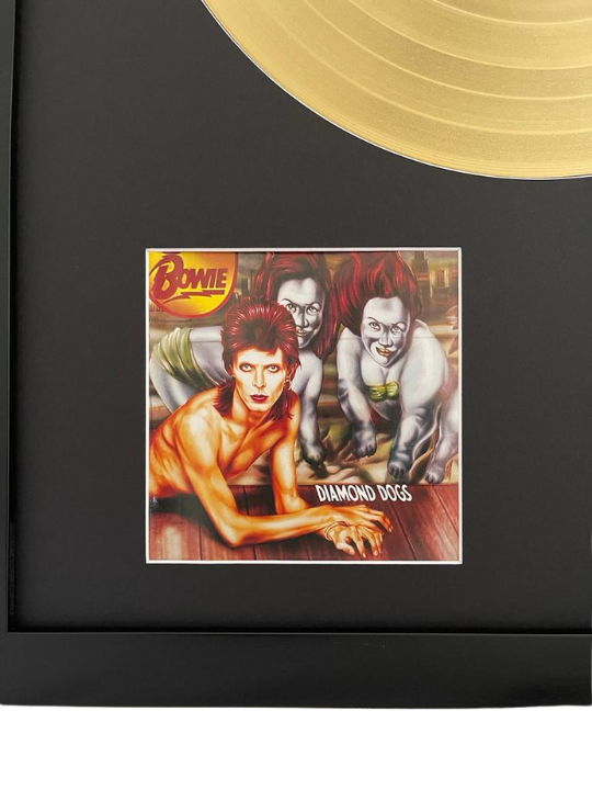 DAVID BOWIE - Diamond Dogs | Gold Record & CD Presentation