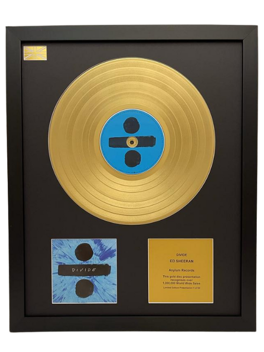 ED SHEERAN - Divide | Gold Record & CD Presentation