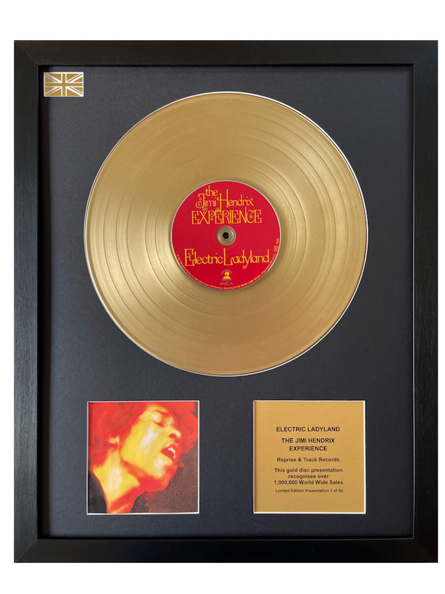 THE JIMI HENDRIX EXPERIENCE - Electric Ladyland | Gold Record & CD Presentation