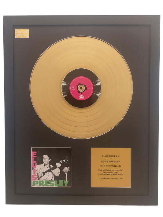 ELVIS PRESLEY - Elvis Presley | Gold Record & CD Presentation