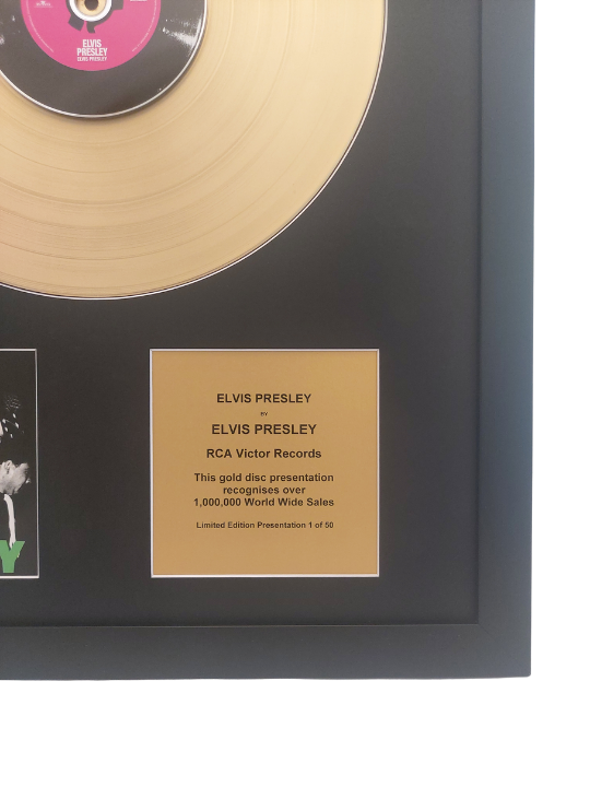 ELVIS PRESLEY - Elvis Presley | Gold Record & CD Presentation