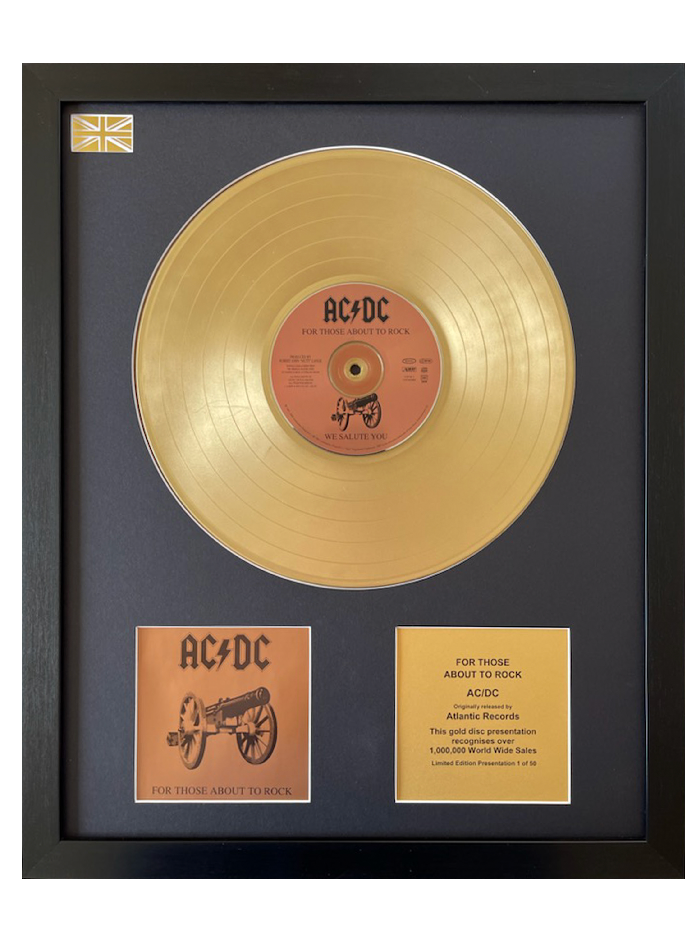 Gold Record & CD Presentation | For Those About To Rock by AC/DC – The ...