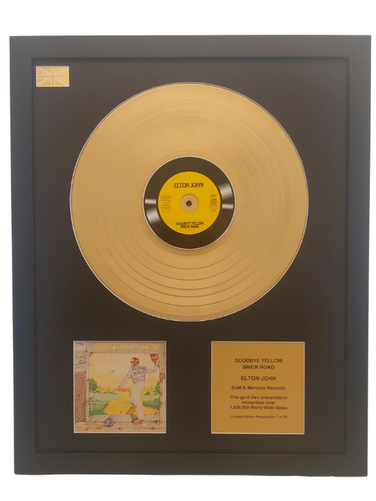 ELTON JOHN - Goodbye Yellow Brick Road | Gold Record & CD Presentation