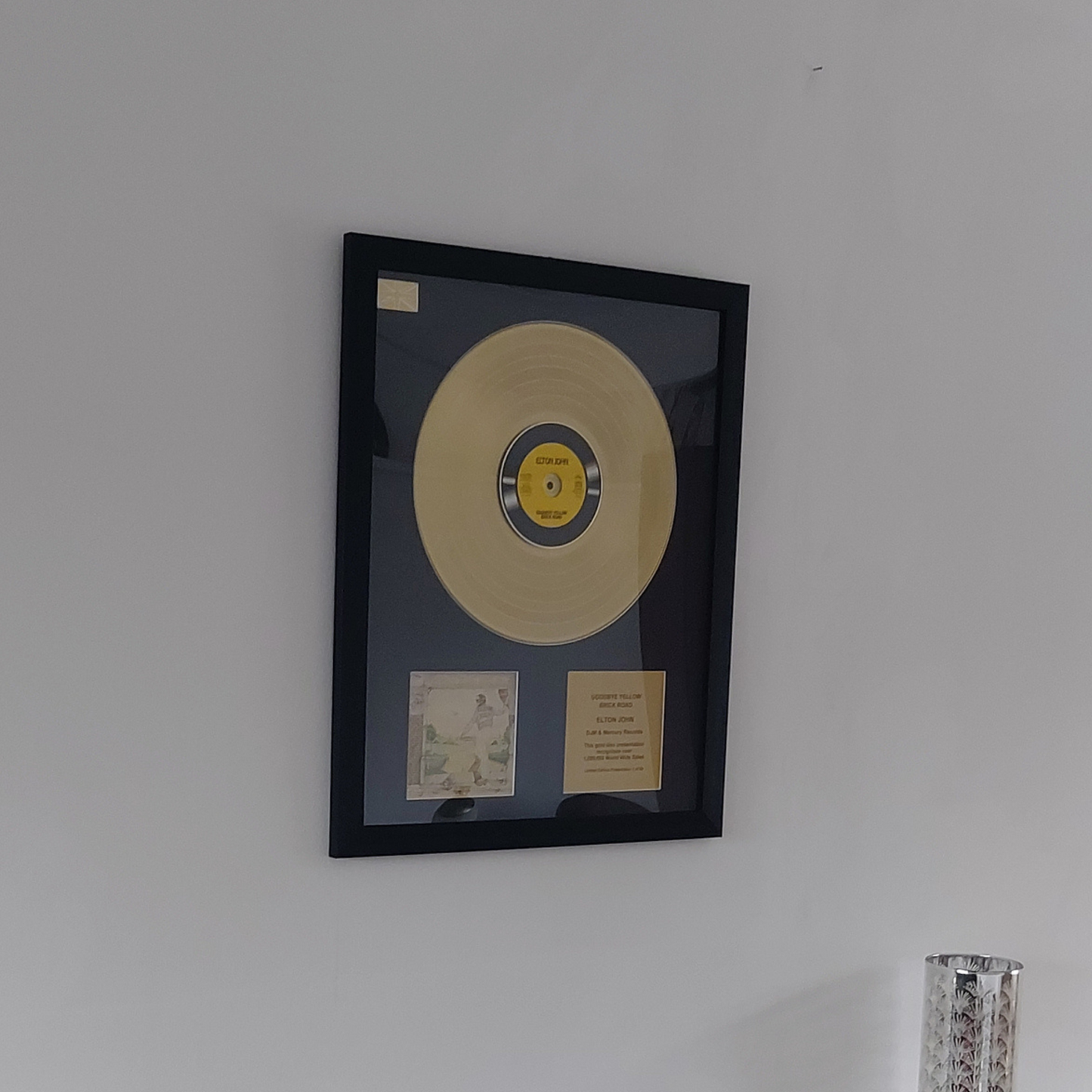 ELTON JOHN - Goodbye Yellow Brick Road | Gold Record & CD Presentation