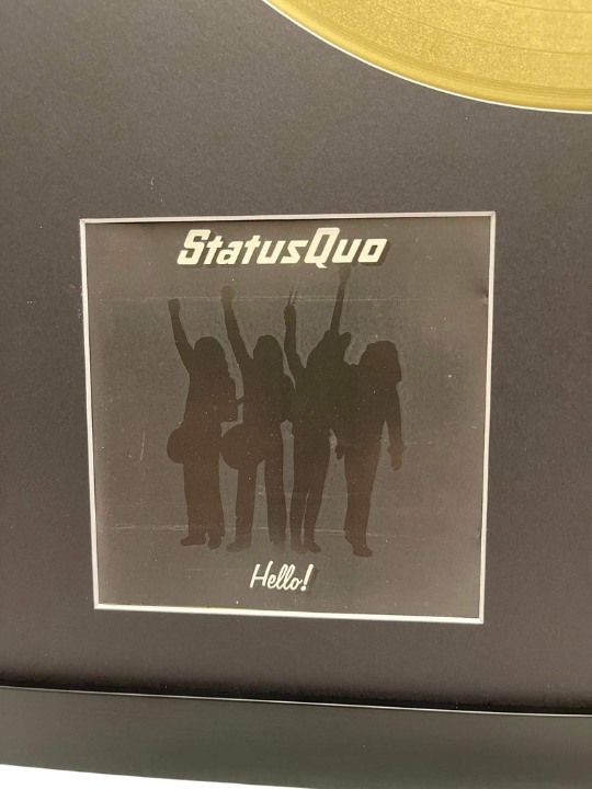 STATUS QUO - Hello! | Gold Record & CD Presentation