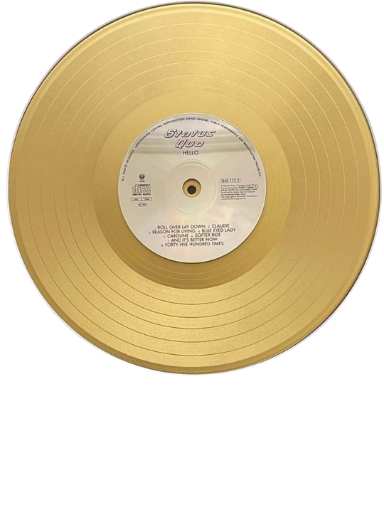 STATUS QUO - Hello! | Gold Record & CD Presentation