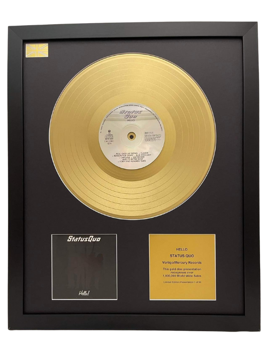 STATUS QUO - Hello! | Gold Record & CD Presentation