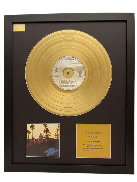 EAGLES - Hotel California | Gold Record & CD Presentation