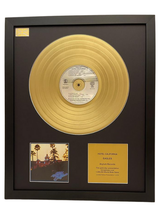 EAGLES - Hotel California | Gold Record & CD Presentation