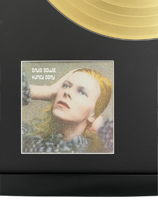 DAVID BOWIE - Hunky Dory | Gold Record & CD Presentation