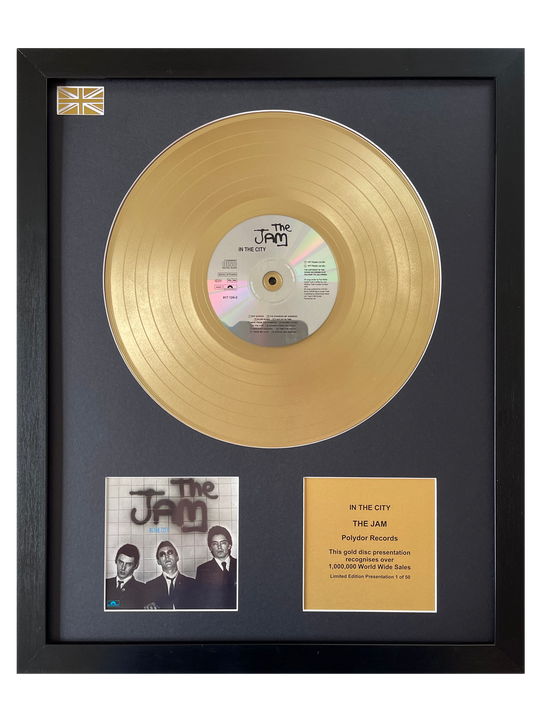 THE JAM - In The City | Gold Record & CD Presentation