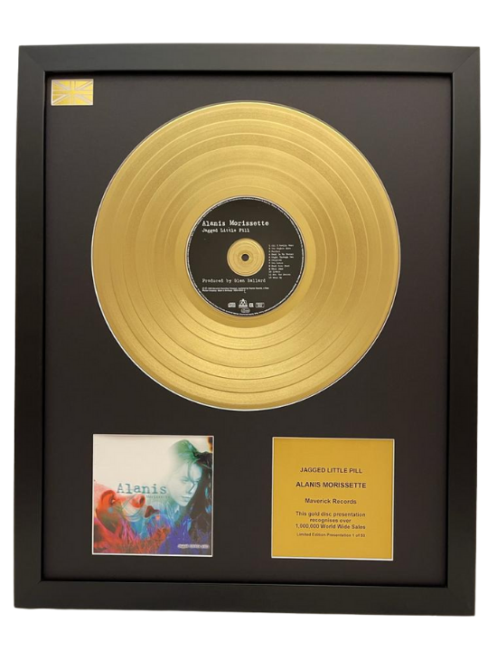 ALANIS MORISSETTE - Jagged Little Pill | Gold Record & CD Presentation