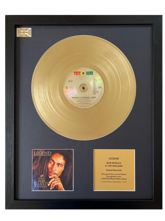 BOB MARLEY & THE WAILERS - Legend | Gold Record & CD Presentation