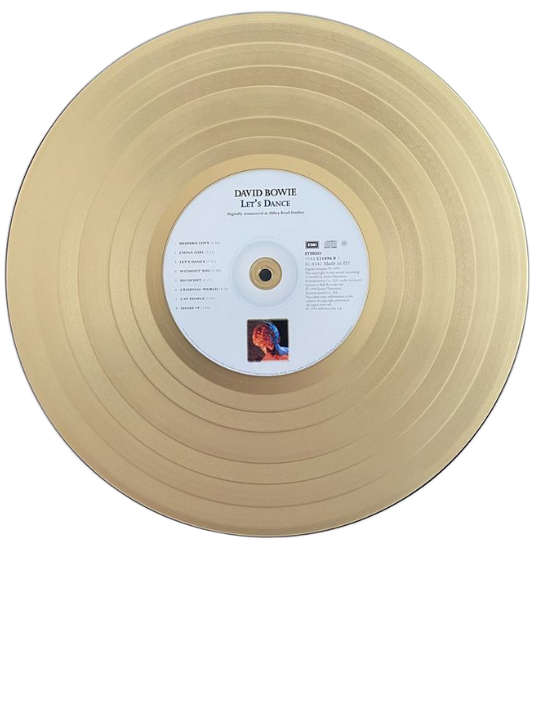 DAVID BOWIE - Let's Dance | Gold Record & CD Presentation