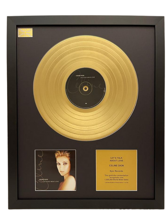 CELINE DION - Let's Talk About Love | Gold Record & CD Presentation
