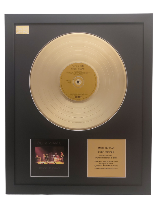 DEEP PURPLE - Made in Japan | Gold Record & CD Presentation