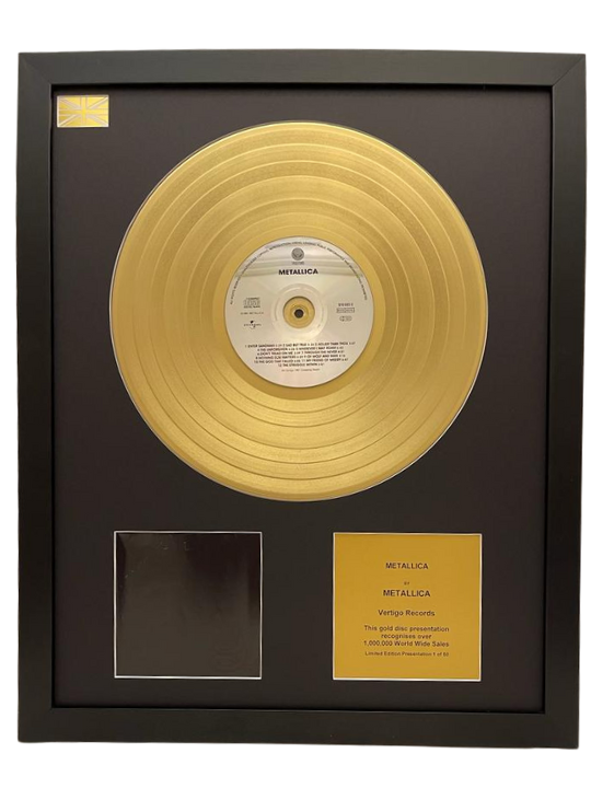 METALLICA - Metallica | Gold Record & CD Presentation