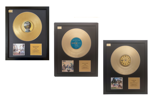 Oasis - Wonderwall Laser Etched Limited Edition Framed Gold LP Record  Display - Gold Record Outlet Album and Disc Collectible Memorabilia