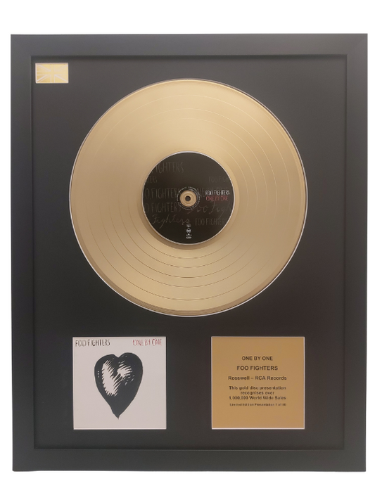 FOO FIGHTERS - One By One | Gold Record & CD Presentation