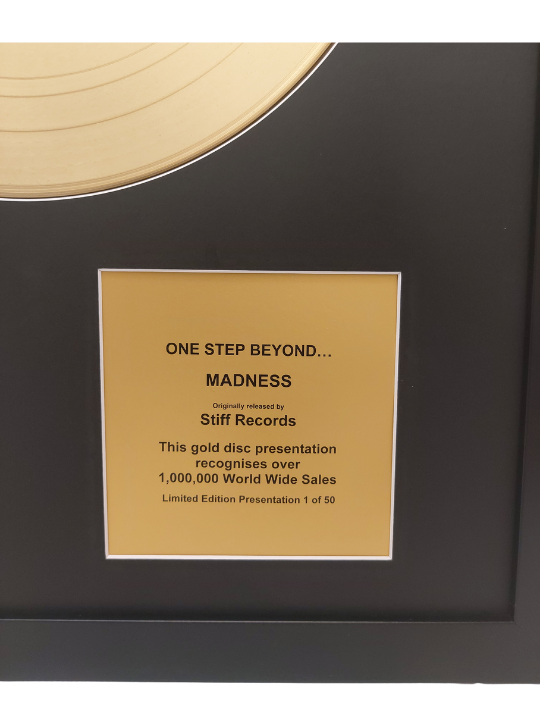 MADNESS - One Step Beyond... | Gold Record & CD Presentation