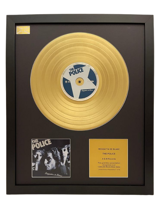 THE POLICE - Reggatta de Blanc | Gold Record & CD Presentation