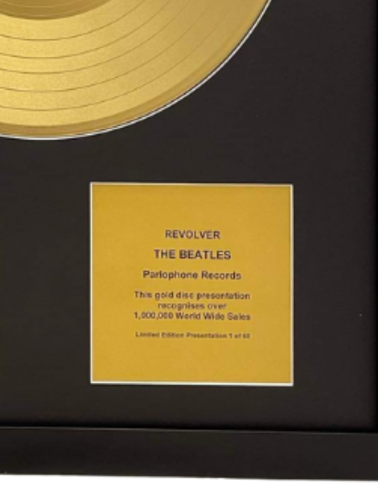 THE BEATLES - Revolver | Gold Record & CD Presentation